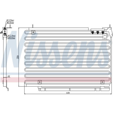 Kondensator PKW VOLVO 940,960 FIRST FIT 94576
