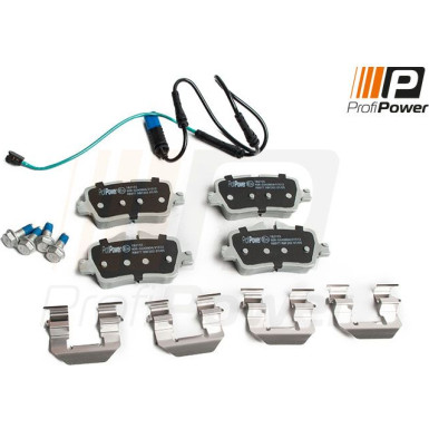 PROFIPOWER Bremsbelagsatz, Scheibenbremse 1B2155