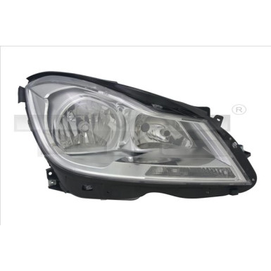 Scheinwerfer L H7/H7 +LWR +MOT CHROM | MERCEDES W204 C-KLASSE 3,11-11,13 | 3963,506,4