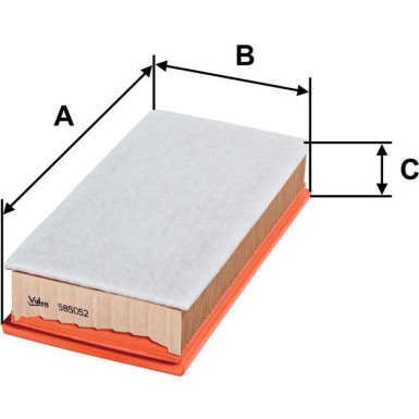 VALEO Luftfilter 585052