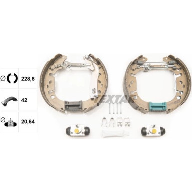 84065400 Bremsbackensatz Shoe Kit Pro 84065400 Bremsbackensatz Shoe Kit Pro