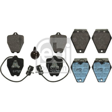 FEBI BILSTEIN Bremsbeläge 16762