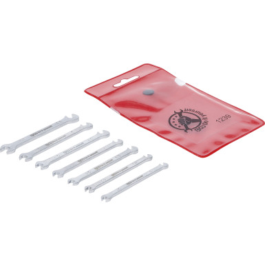 BGS Doppel-Maulschlüssel-Satz Mini-Ausführung SW 3 - 5,5 mm 7-tlg BGS Do it yourself 1239