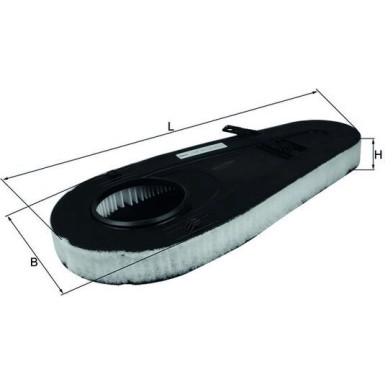 MAHLE Luftfilter | LX 3598