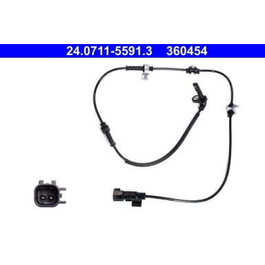 SENSOR, RADDREHZAHL | 24.0711-5591.3