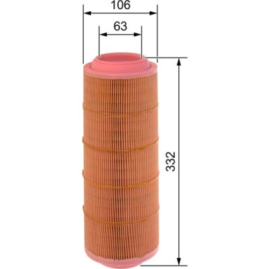 Luftfilter | MERCEDES A-Klasse,Vaneo | 1457433069