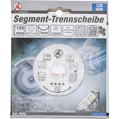 BGS Segment-Trennscheibe Ø 125 mm BGS Do it yourself 3932