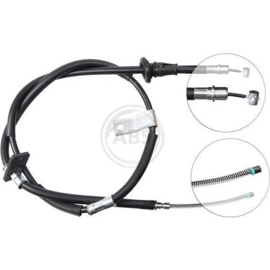 A.B.S. Handbremsseil Seilzug Festellbremse K19087