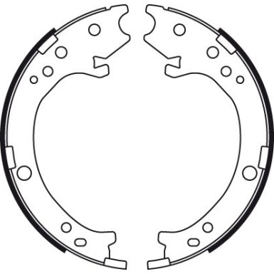 GS8779 Bremsbackensatz, Feststellbremse