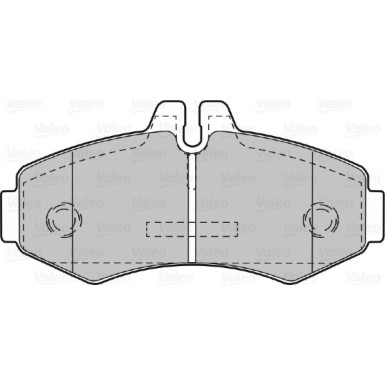 VALEO Bremsbeläge 598299