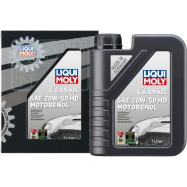 Liqui Moly Classic Motorenöl SAE 20W-50 HD 1 l | 1128 | 1L Kanister Kunststoff