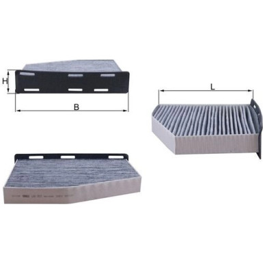 MAHLE Filter, Innenraumluft LAK 181/1