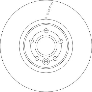Bremsscheibe Volvo P. S40/V50 TRW SINGLE DF6676S Bremsscheibe Volvo P. S40/V50 TRW SINGLE DF6676S
