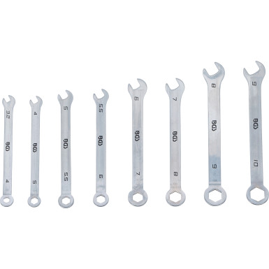 BGS Maul-Ringschlüssel-Satz | Mini-Ausführung | SW 4 - 10 mm | 8-tlg | 8646