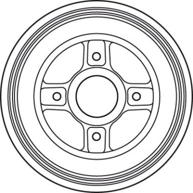 72 472 034 Bremstrommel m. Radlager | RENAULT Twingo 07 | DB4400B