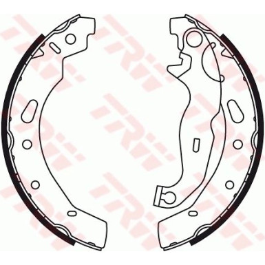 83 461 028 Bremsbacken | MAZDA 2 07 | GS8787