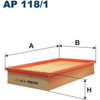 FILTRON Luftfilter AP 118/1