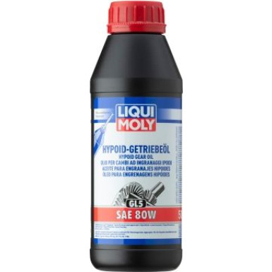 Liqui Moly Hypoid-Getriebeöl (GL5) SAE 80W 500 ml | 1402 | 500ml Dose Kunststoff