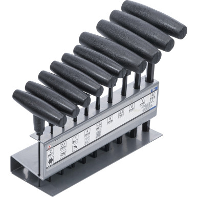 BGS Schraubendreher-Satz mit T-Griff Innensechskant 2 - 10 mm 10-tlg BGS Do it yourself 791