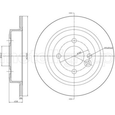 CIFAM Bremsscheibe 800-667C