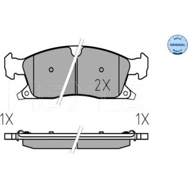 Bremsbelagsatz Db P. W166/X166 11 | 252519021