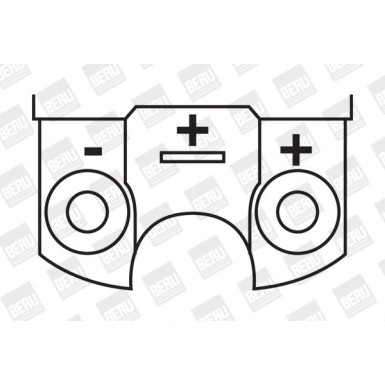 BorgWarner (BERU) Zündspule ZS316