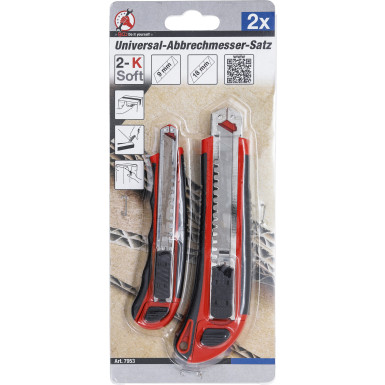 BGS Universal-Abbrechmesser Klingenbreite 9 / 18 mm 4-tlg BGS Do it yourself 7953