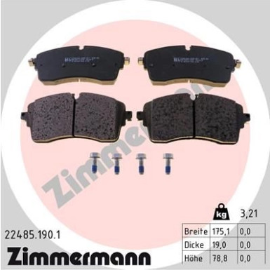 ZIMMERMANN Bremsbeläge ZIMMERMANN Bremsbeläge