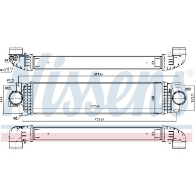 Ladeluftkühler PKW | Ford Mondeo CNG 14 | 961436 Ladeluftkühler PKW | Ford Mondeo CNG 14 | 961436