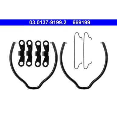 ATE Zubehör, Bremsbacken 03.0137-9199.2