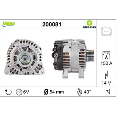 VALEO Generator 200081 VALEO CORE-FLEX