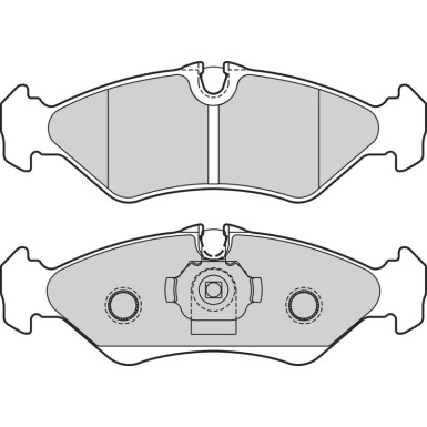 VALEO Bremsbeläge 302755