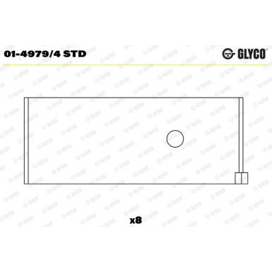 PLEUELLAGER 01-4979/4 STD