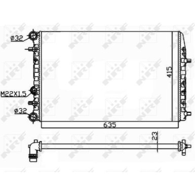 Kühler, Motorkühlung | 50542 Kühler, Motorkühlung | 50542