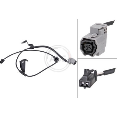 A.B.S. Sensor, Raddrehzahl 32092 A.B.S. Sensor, Raddrehzahl 32092
