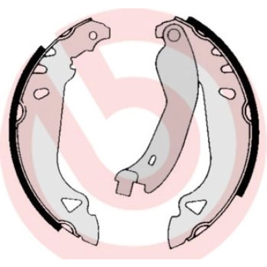 Bremsbackensatz HA FIAT Punto, Tempra 93-99 ESSENTIAL LINE S 23 510