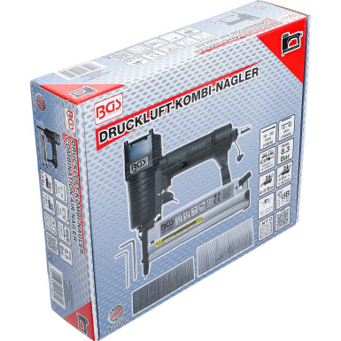 BGS Druckluft-Kombi-Nagler | 50 mm | 32801