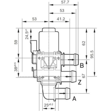 1 147 412 213 Kühlmittelregelventil