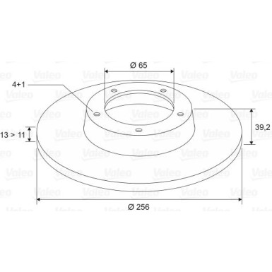 VALEO Bremsscheibe VALEO Bremsscheibe