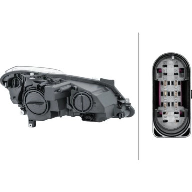 SCHEINWERFER L H7/H7 HELLA | MERCEDES E-KLASSE CABRIO 10-16 | 1EL 009 647-911