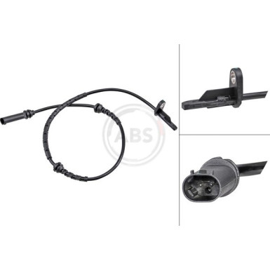 A.B.S. Sensor, Raddrehzahl A.B.S. Sensor, Raddrehzahl