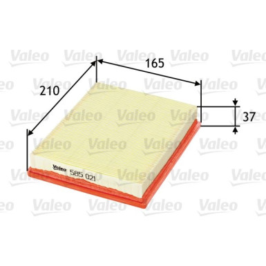 VALEO Luftfilter | 585021