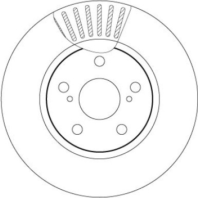 Bremsscheibe Lexus P. Is 05 | DF7340