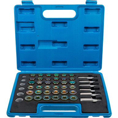 BGS Reparatursatz für Öl-Ablass-Gewinde | 114-tlg | 123