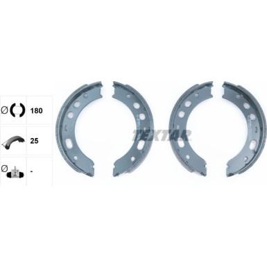 91063500 Bremsbackensatz, Feststellbremse