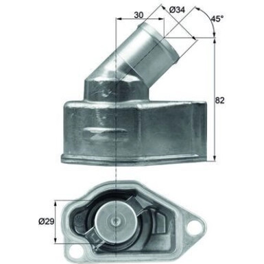 Integralthermostat | DAEWOO Nexia,OPEL Astra | TI 9 92
