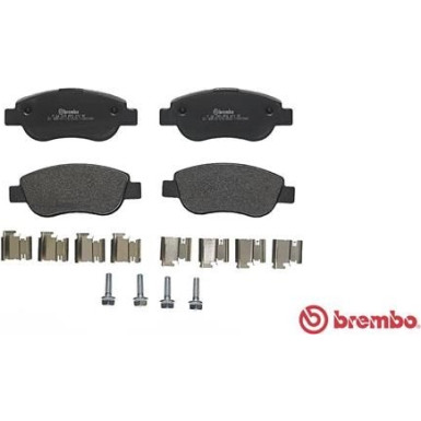 BREMBO Bremsbelagsatz, Scheibenbremse | P 68 049