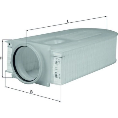 MAHLE Luftfilter | LX 1686/1