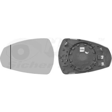 Aussenspiegelglas li. bhz | Audi A3(8V1) asph. OE 8V0 857 535 E