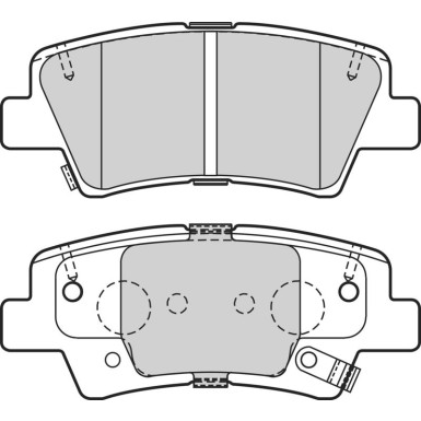 VALEO Bremsbeläge 302706